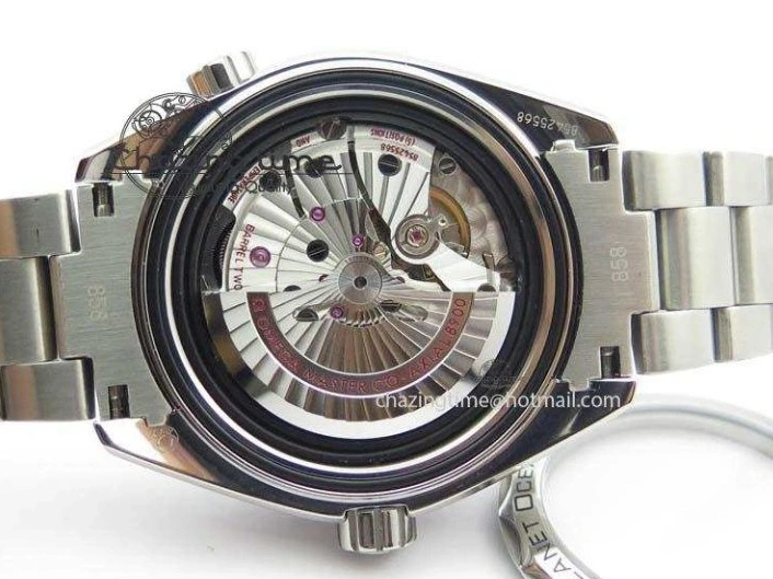 0404 Trendy 2016 Planet Ocean 43.5mm SS V6F Best Edition Black Dial On SS Bracelet A 8210